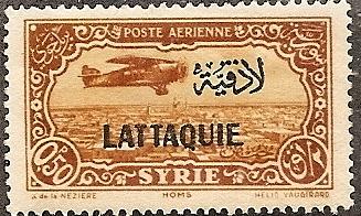 Latakia C1 Mint OG 1931 50c ocher Airmail