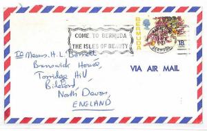 Bermuda Cover SLOGAN Hamilton ISLES OF BEAUTY GB 1973{samwells-covers}VV146