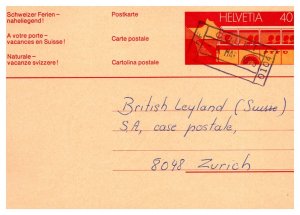 Switzerland, Government Postal Card