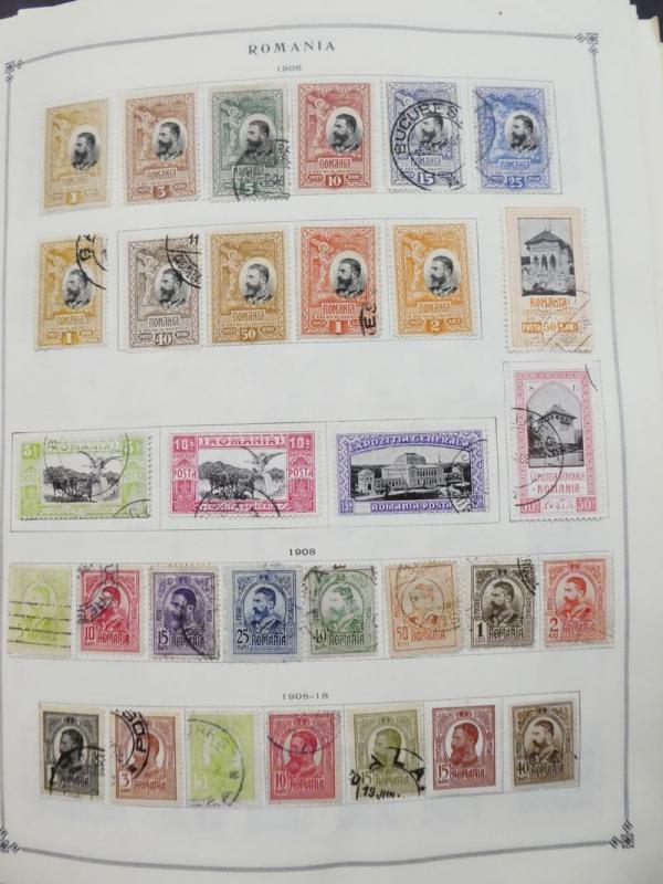 EDW1949SELL : ROMANIA Very clean Mint & Used collection on album pages Cat $2648