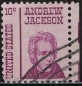 US 1286 (used) 10¢ Andrew Jackson, lilac (1967)