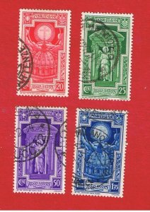 Italy #310-313  F-VF used  Cross  Free S/H