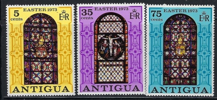 Antigua 304-06 MNH 1973 Easter (ap9488)