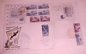 RYUKYU  FDC  #27-8 x2, 41 CAT.$36.00 CACHET UNADDRESSED