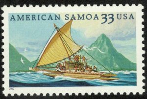 2000 American Samoa Single 33c Postage Stamp, Sc# 3389, MNH, OG