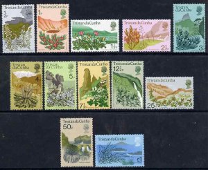 TRISTAN DA CUNHA - 1972 - Flowers, Plants - Perf 12v Set - Mint Never Hinged