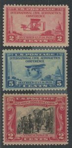 United States #649-651  Single