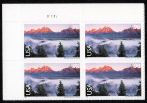 US #C147 PLATE BLOCK, Face $3.92, VF mint never hinged, lovely high value, Super