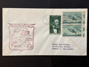 1960 First Flight Cover FFC CAM 143W1 King Salmon, Alaska