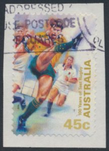 Australia  SG 1887  SC# 1763 Used SA Test Rugby  see details scan    