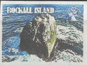 ROCKALL ISLAND - Aerial View - Imperf Single Stamp - M N H - Private Issue