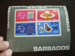 Stamps - Barbados - Scott# 415a - Mint Never Hinged Souvenir Sheet