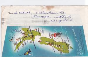 new zealand auckland harbour bridge air mail  stamps cover ref r14613