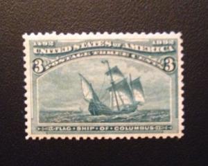 StampGeek Scott #232 MINT, FINE-VERY FINE, NEVER HINGED, FULL OG