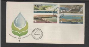 SOUTH WEST AFRICA #467-470 1980 WATER CONSERVATION  DESERT MINT VF NH O.G FDC a