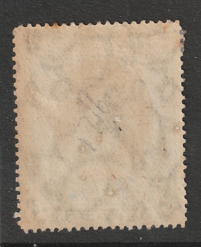 Tonga a MH 2.5d from 1897 with missing fraction bar