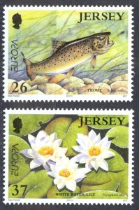 Jersey Sc# 990-991 MNH 2001 Europa