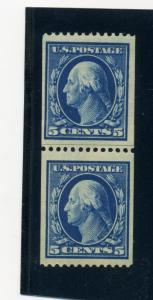 Scott#351 Washington Mint Coil Pair with PSE Cert (Stock #351-11)