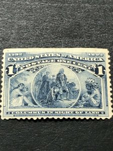 US Scott #230 Columbian Exposition 1¢ Blue (1893) MNH OG ***FREE SHIP****