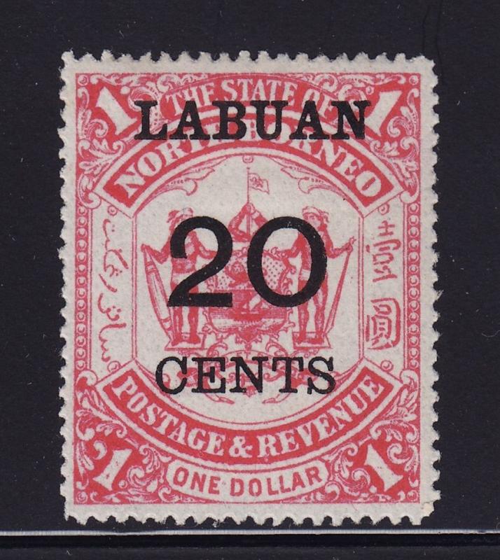 Labuan Scott # 60 VF OG mint previously hinged nice color cv $ 50 ! see pic !