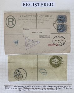 1901 Pretoria South Africa Boer War Censored Cover To Berlin Germany