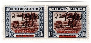 (I.B) South-West Africa Revenue : Duty Stamp 1/- (1938)