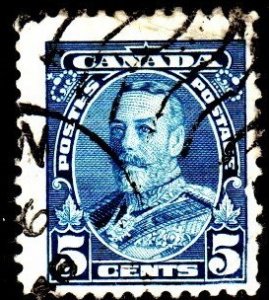 SC 221 - (5c) - King George V, perf 12 - used - hinged