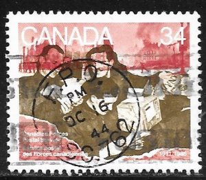 Canada 1094: 34c Canadian Forces Postal Service, used, VF