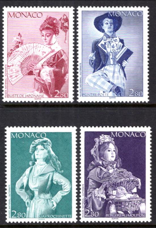 Monaco 1894-1897 MNH VF