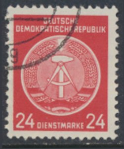 German Democratic Republic  SC# O9   Used  see details & scans