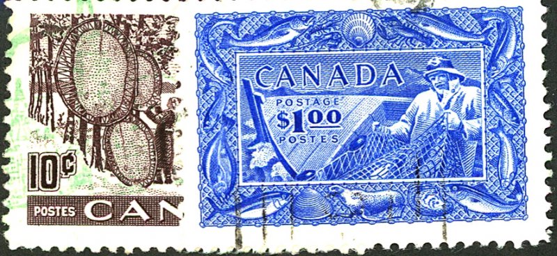 CANADA #301-302 USED/MIXED CONDITION