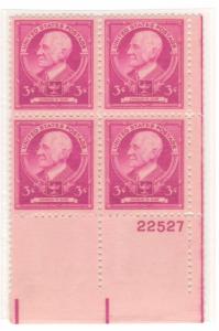 871: Charles W. Eliot - Plate Block - MNH - 22527-LR