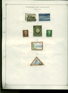 Collection, Netherlands Antilles Part A Scott Album Pages, 1873/1989, Cat $211