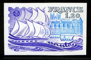 France, 1950-Present #1648 (YT 2048) Cat€15, 1979 Ship and View of Nantes, ...