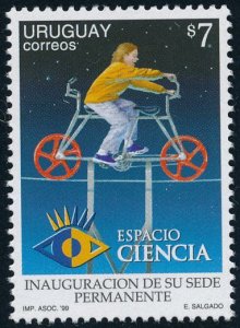Uruguay sc# 1802 - MNH - Bicycle - Espacio Ciencia - Home for Science Exhibits