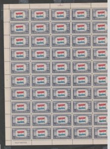U.S. Scott Scott #917 Yugoslavia Flag - Overrun Countries Stamp - Mint NH Sheet