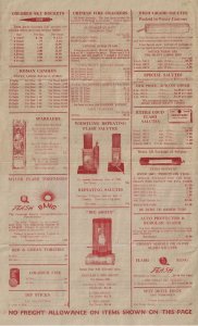 1936 - Illustrated Fireworks Pricelist - Ephemera 1194