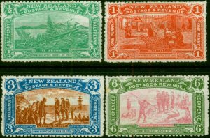 New Zealand 1906 Exhibition Set of 4 SG370-373 Fine MM