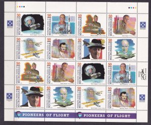 1994 Micronesia  383-390ZB Pioneers of Aviation,Y.Gagarin,A.Shepard 20,00 €