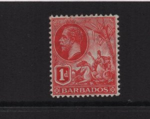 Barbados 1912 Sg172 1d MCA watermark lightly mounted mint