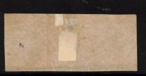 Confederate States Of America #2b Extra Fine Mint Strip Of Three - Light Creases