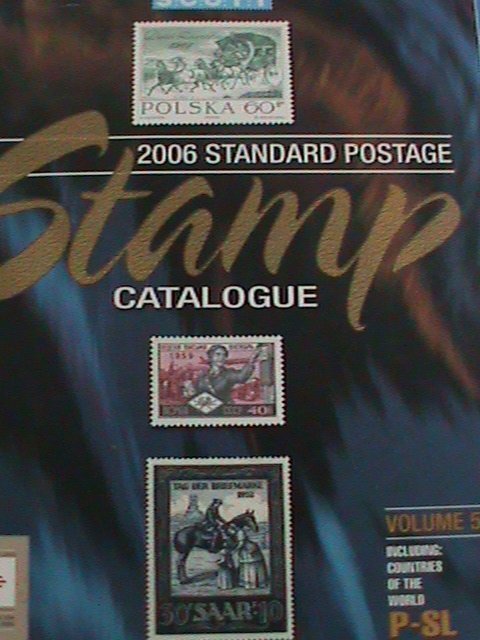 ​SCOTT STAMP CATALOG 2006-VOLUME 5-COMPLETE COUNTRIES OF FROM P TO SL.