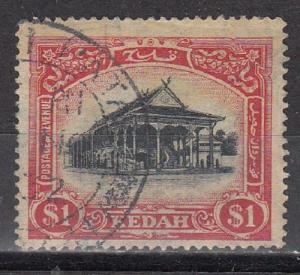 Malaya: Kedah Scott 42 Used (Catalog Value $80.00)