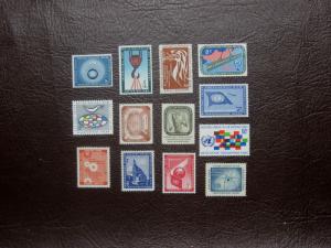 *A Collection of United Nations Stamps from the Modern Day Era, 13 Beauties*