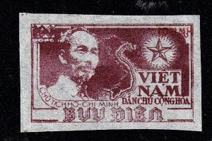 Democratic Republic of Vietnam 1954 - Ho Chi Minh - VF- MNH  NG OVPT # 9