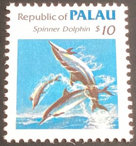 Palau #85 Mint Never Hinged Spinner Dolphins 1985