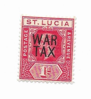 St. Lucia #MR1 MH - Stamp - CAT VALUE $13.00