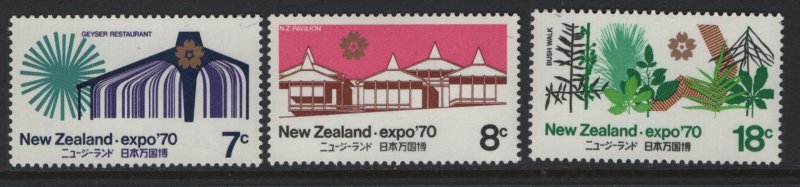 NEW ZEALAND 459-461  MINT HINGED