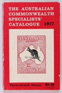 CATALOGUES Australia ACSC 37th Edition 1977 pub by Hawthorn Press.