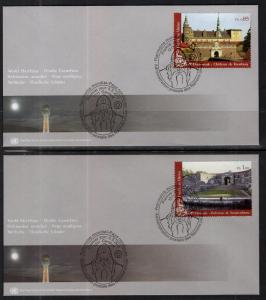 UN Geneva 535-536 Nordic UN Administration Set of Two U/A FDCs